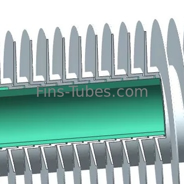 Купить Воздух DELLOK охладил l тип ребристую трубу нержавеющей стали 0.6mm спиральную online manufacture