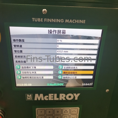 Тип машина теплообменного аппарата DELLOK алюминиевый медный Finning трубки g