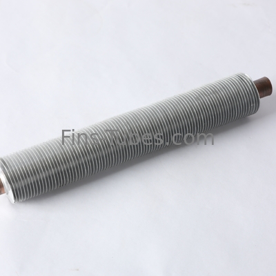 Трубка ребра теплообменного аппарата 12 FPI 2.1mm рифленная OD DELLOK 50.8mm врезанная