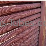 Трубка ребра теплообменного аппарата 12 FPI 2.1mm рифленная OD DELLOK 50.8mm врезанная
