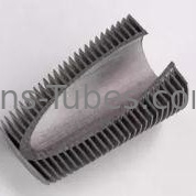 Трубка ребра 1100 DELLOK алюминиевая Knurled толщина гофрированное 0.45mm
