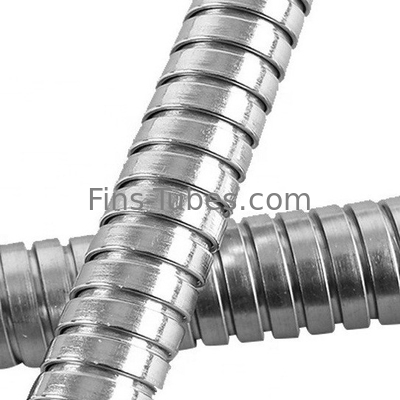 Нержавеющая сталь OD15.88mm DELLOK TP304 SMLS гофрировала трубку ребра